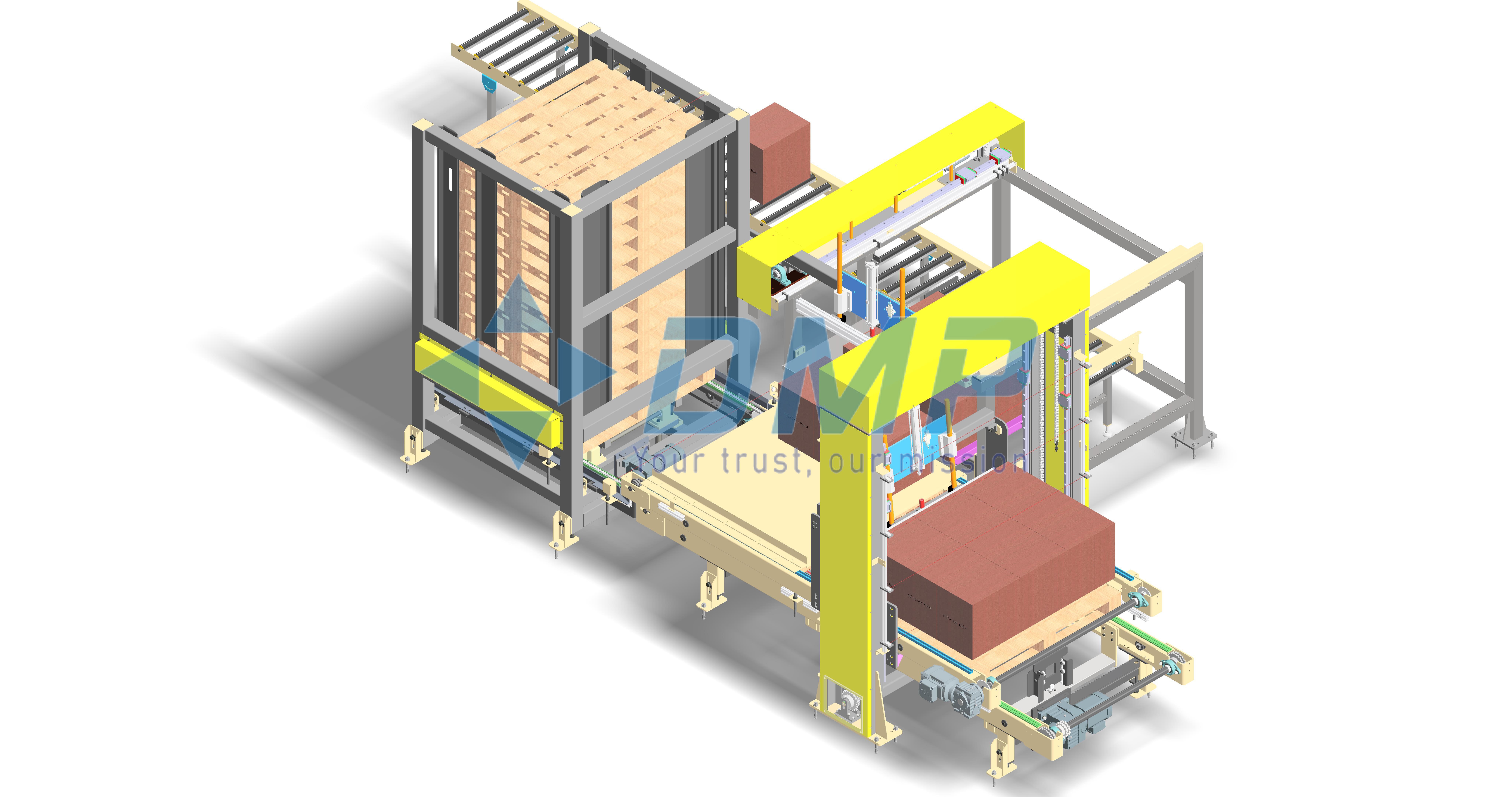 Máy xếp pallet dạng lớp